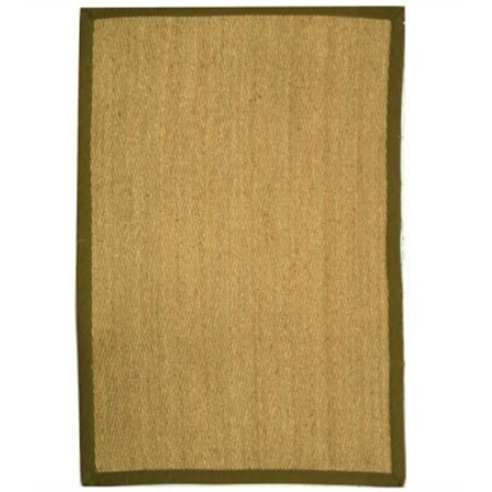 Safavieh Natural Fiber 3 ft. x 5 ft. Power Loomed Small Rectangle Rug - Natural-Olive NF115G-3